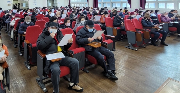 인천의 한 지자체 시니어들의 교육 장면.