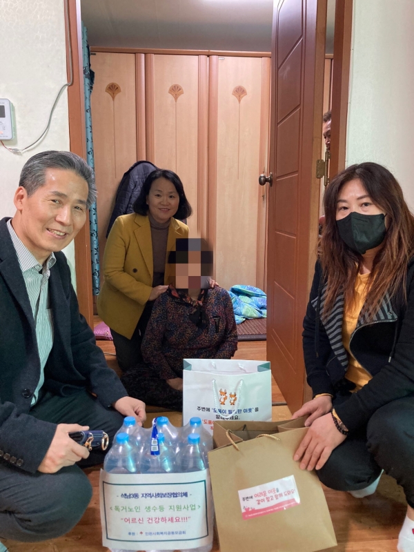 7년째 독거노인 돕는 인천 서구 석남3동.
